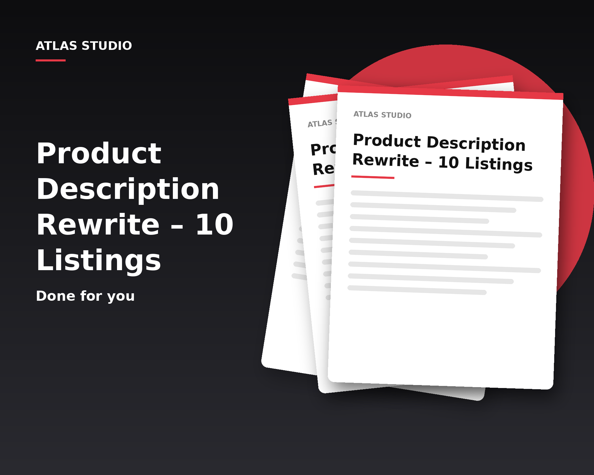 Product Description Rewrite – 10 Listings